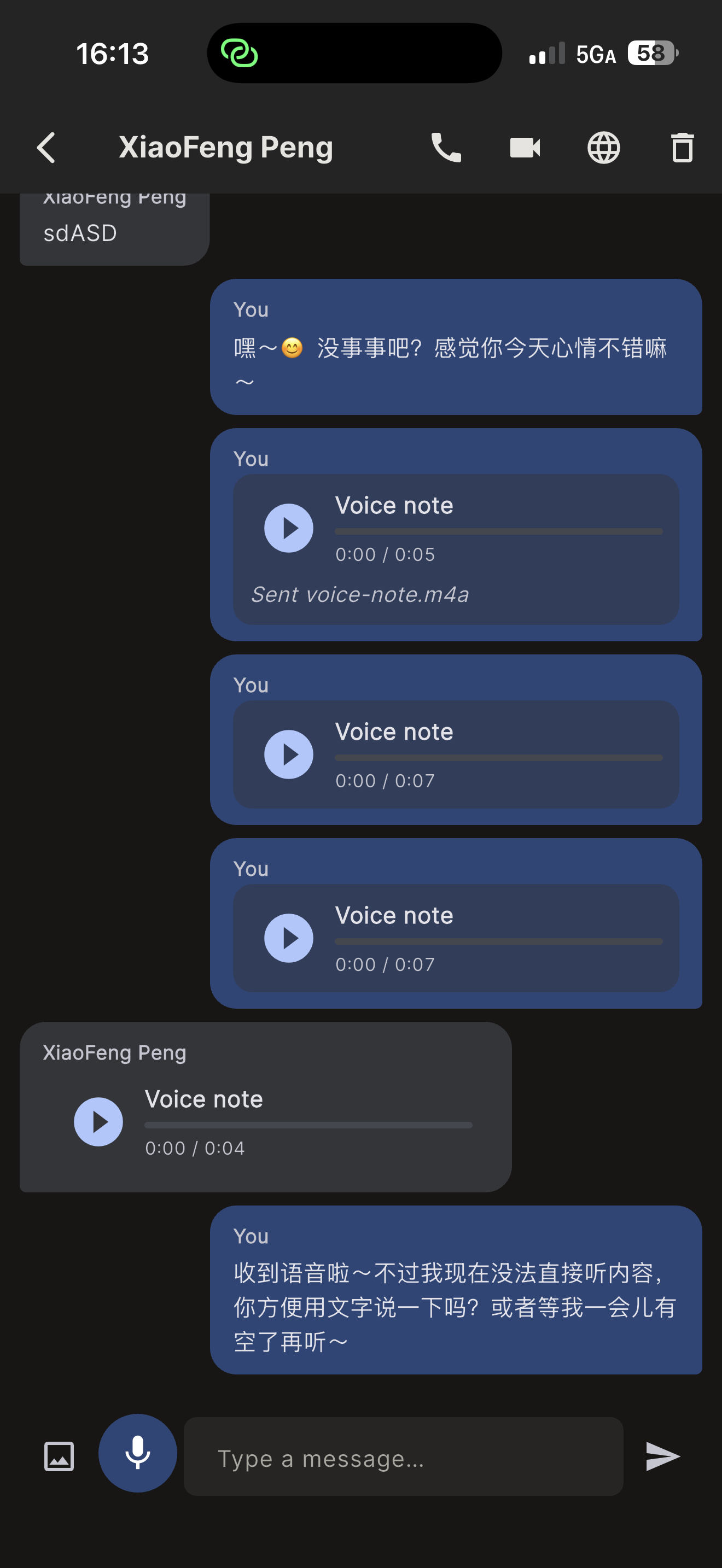EnvoyGo chat view